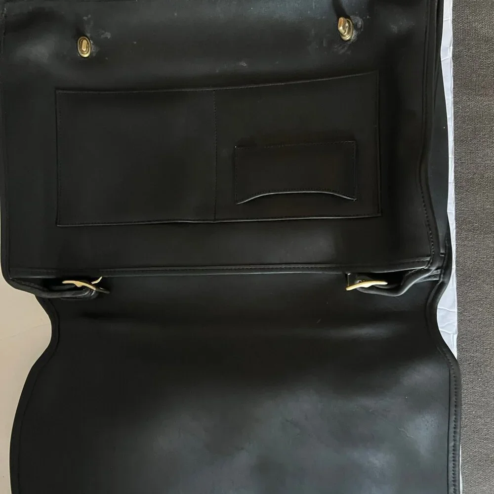 COACH VINTAGE LAPTOP COMPUTER ESSEX BRIEFCASE GLOVE TANNED LEATHER